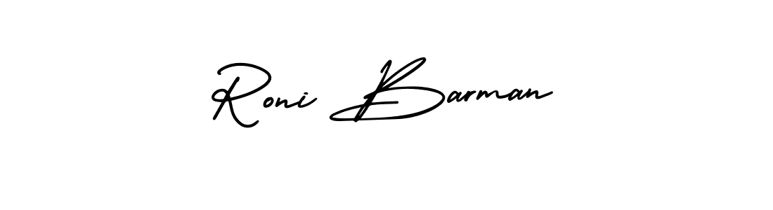 Also we have Roni Barman name is the best signature style. Create professional handwritten signature collection using AmerikaSignatureDemo-Regular autograph style. Roni Barman signature style 3 images and pictures png