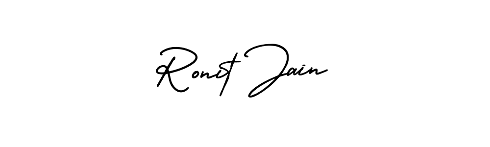 if you are searching for the best signature style for your name Ronit Jain. so please give up your signature search. here we have designed multiple signature styles  using AmerikaSignatureDemo-Regular. Ronit Jain signature style 3 images and pictures png