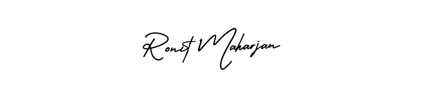 Also we have Ronit Maharjan name is the best signature style. Create professional handwritten signature collection using AmerikaSignatureDemo-Regular autograph style. Ronit Maharjan signature style 3 images and pictures png