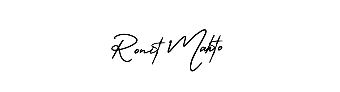 How to make Ronit Mahto signature? AmerikaSignatureDemo-Regular is a professional autograph style. Create handwritten signature for Ronit Mahto name. Ronit Mahto signature style 3 images and pictures png
