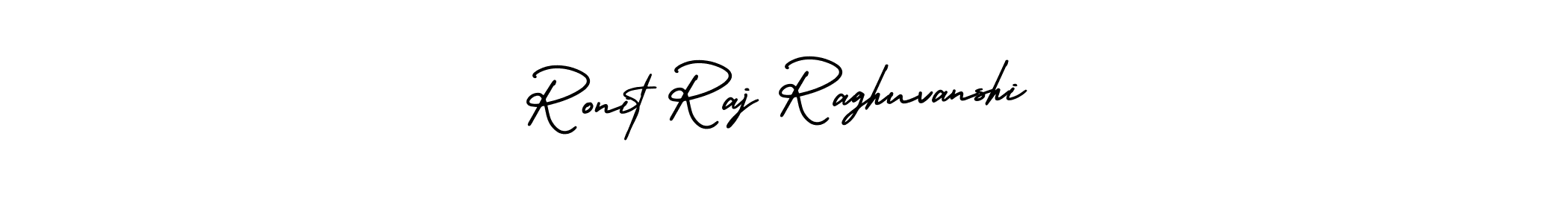 Ronit Raj Raghuvanshi stylish signature style. Best Handwritten Sign (AmerikaSignatureDemo-Regular) for my name. Handwritten Signature Collection Ideas for my name Ronit Raj Raghuvanshi. Ronit Raj Raghuvanshi signature style 3 images and pictures png