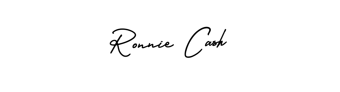 Create a beautiful signature design for name Ronnie Cash. With this signature (AmerikaSignatureDemo-Regular) fonts, you can make a handwritten signature for free. Ronnie Cash signature style 3 images and pictures png