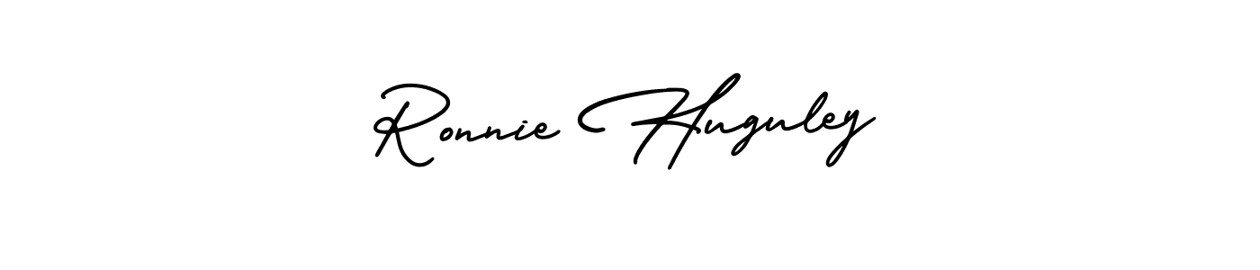 How to Draw Ronnie Huguley signature style? AmerikaSignatureDemo-Regular is a latest design signature styles for name Ronnie Huguley. Ronnie Huguley signature style 3 images and pictures png