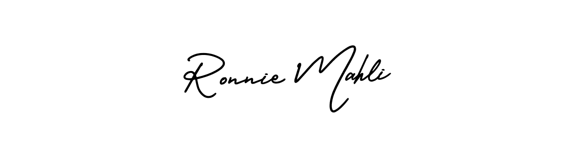 This is the best signature style for the Ronnie Mahli name. Also you like these signature font (AmerikaSignatureDemo-Regular). Mix name signature. Ronnie Mahli signature style 3 images and pictures png