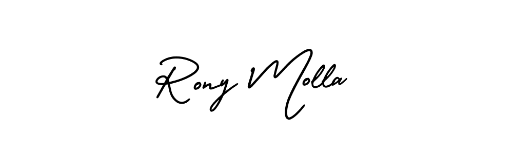 Best and Professional Signature Style for Rony Molla. AmerikaSignatureDemo-Regular Best Signature Style Collection. Rony Molla signature style 3 images and pictures png