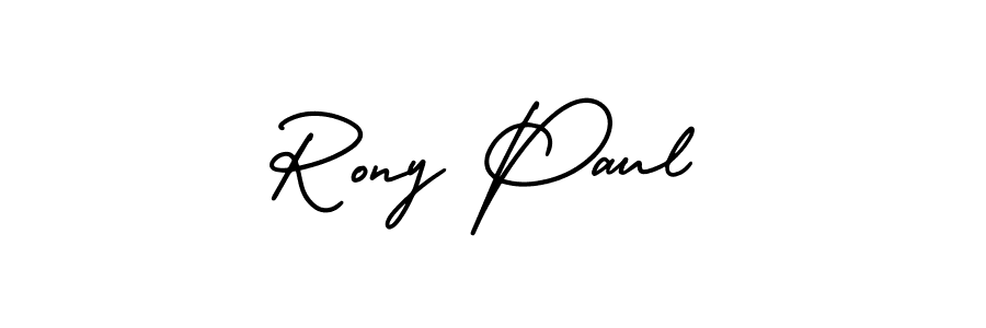 AmerikaSignatureDemo-Regular is a professional signature style that is perfect for those who want to add a touch of class to their signature. It is also a great choice for those who want to make their signature more unique. Get Rony Paul name to fancy signature for free. Rony Paul signature style 3 images and pictures png