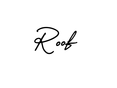 The best way (AmerikaSignatureDemo-Regular) to make a short signature is to pick only two or three words in your name. The name Roof include a total of six letters. For converting this name. Roof signature style 3 images and pictures png
