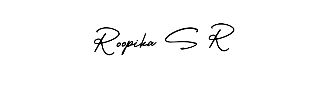 Also we have Roopika S R name is the best signature style. Create professional handwritten signature collection using AmerikaSignatureDemo-Regular autograph style. Roopika S R signature style 3 images and pictures png