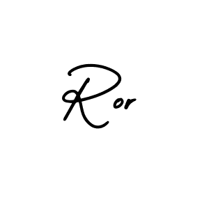 Also we have Ror name is the best signature style. Create professional handwritten signature collection using AmerikaSignatureDemo-Regular autograph style. Ror signature style 3 images and pictures png