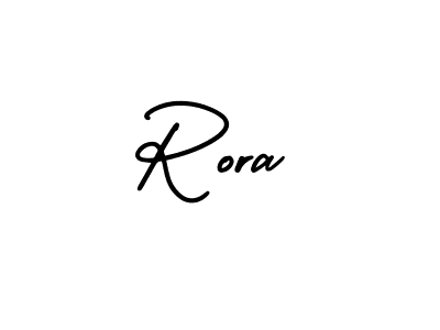 Design your own signature with our free online signature maker. With this signature software, you can create a handwritten (AmerikaSignatureDemo-Regular) signature for name Rora. Rora signature style 3 images and pictures png