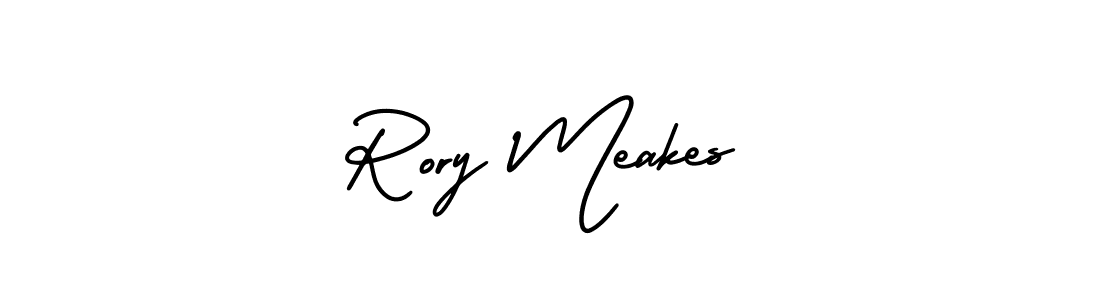 Create a beautiful signature design for name Rory Meakes. With this signature (AmerikaSignatureDemo-Regular) fonts, you can make a handwritten signature for free. Rory Meakes signature style 3 images and pictures png