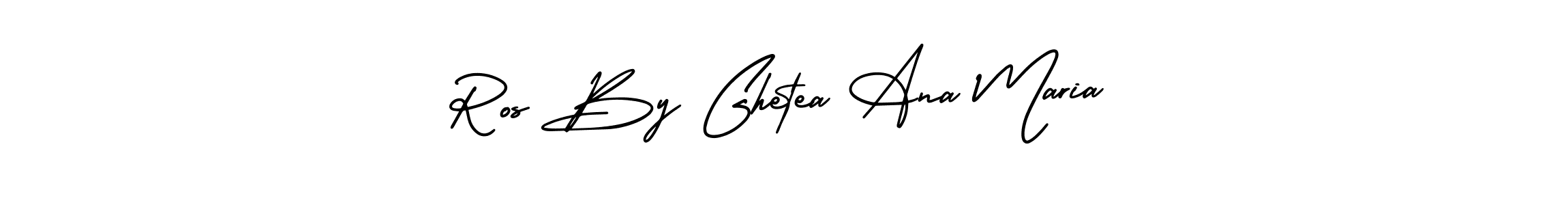 Also we have Ros By Ghetea Ana Maria name is the best signature style. Create professional handwritten signature collection using AmerikaSignatureDemo-Regular autograph style. Ros By Ghetea Ana Maria signature style 3 images and pictures png