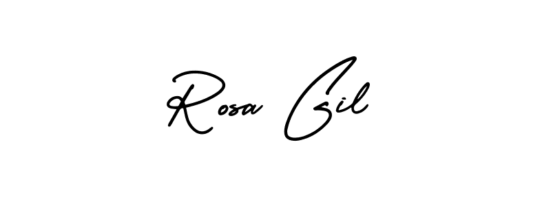 Similarly AmerikaSignatureDemo-Regular is the best handwritten signature design. Signature creator online .You can use it as an online autograph creator for name Rosa Gil. Rosa Gil signature style 3 images and pictures png