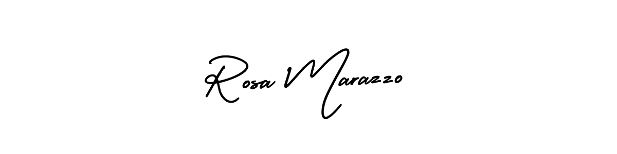 The best way (AmerikaSignatureDemo-Regular) to make a short signature is to pick only two or three words in your name. The name Rosa Marazzo include a total of six letters. For converting this name. Rosa Marazzo signature style 3 images and pictures png