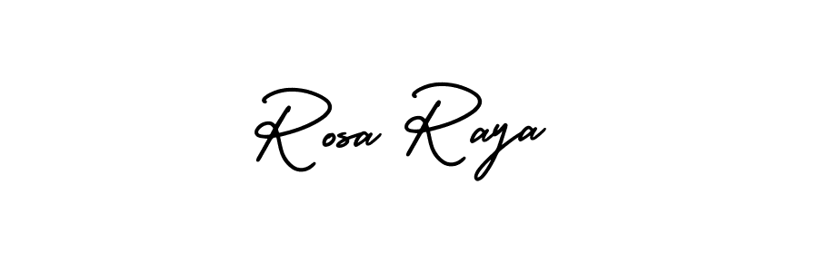 Also we have Rosa Raya name is the best signature style. Create professional handwritten signature collection using AmerikaSignatureDemo-Regular autograph style. Rosa Raya signature style 3 images and pictures png