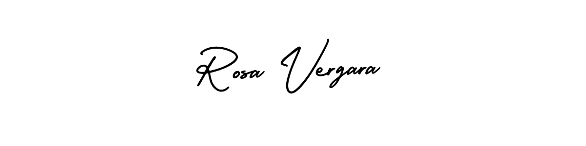 Also You can easily find your signature by using the search form. We will create Rosa Vergara name handwritten signature images for you free of cost using AmerikaSignatureDemo-Regular sign style. Rosa Vergara signature style 3 images and pictures png
