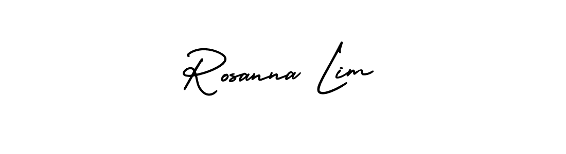 Make a short Rosanna Lim signature style. Manage your documents anywhere anytime using AmerikaSignatureDemo-Regular. Create and add eSignatures, submit forms, share and send files easily. Rosanna Lim signature style 3 images and pictures png