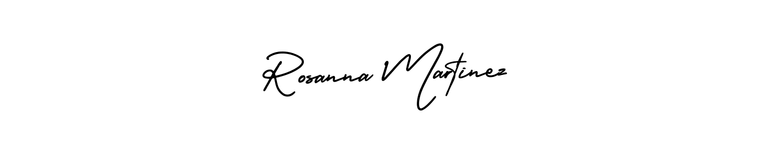 It looks lik you need a new signature style for name Rosanna Martinez. Design unique handwritten (AmerikaSignatureDemo-Regular) signature with our free signature maker in just a few clicks. Rosanna Martinez signature style 3 images and pictures png