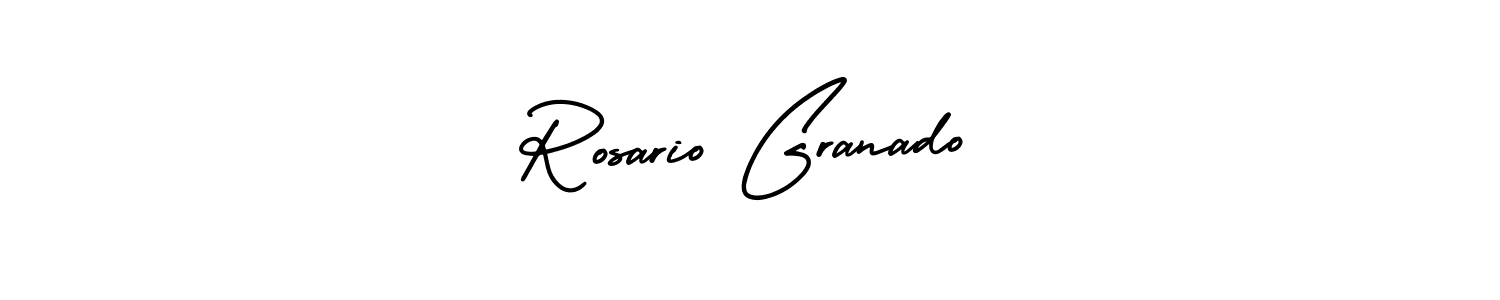 if you are searching for the best signature style for your name Rosario Granado. so please give up your signature search. here we have designed multiple signature styles  using AmerikaSignatureDemo-Regular. Rosario Granado signature style 3 images and pictures png
