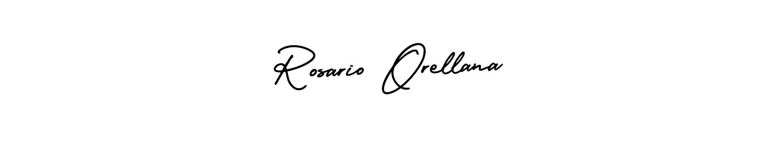Make a beautiful signature design for name Rosario Orellana. With this signature (AmerikaSignatureDemo-Regular) style, you can create a handwritten signature for free. Rosario Orellana signature style 3 images and pictures png