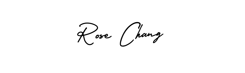 Best and Professional Signature Style for Rose Chang. AmerikaSignatureDemo-Regular Best Signature Style Collection. Rose Chang signature style 3 images and pictures png