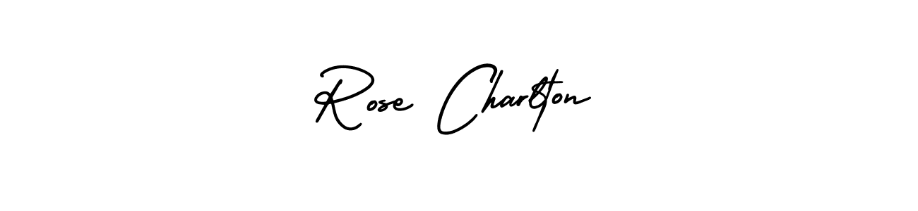 How to make Rose Charlton signature? AmerikaSignatureDemo-Regular is a professional autograph style. Create handwritten signature for Rose Charlton name. Rose Charlton signature style 3 images and pictures png