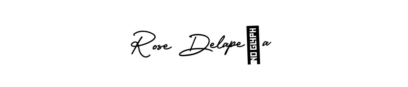 How to make Rose Delapeña signature? AmerikaSignatureDemo-Regular is a professional autograph style. Create handwritten signature for Rose Delapeña name. Rose Delapeña signature style 3 images and pictures png