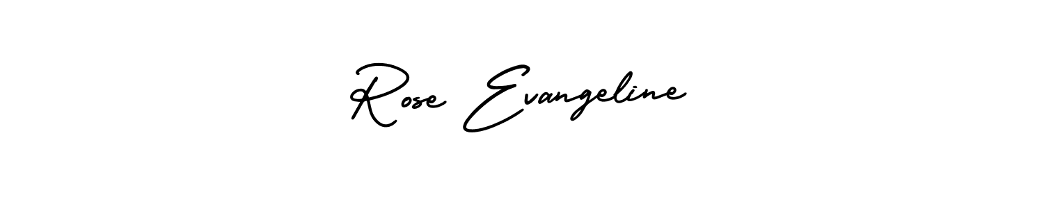 Design your own signature with our free online signature maker. With this signature software, you can create a handwritten (AmerikaSignatureDemo-Regular) signature for name Rose Evangeline. Rose Evangeline signature style 3 images and pictures png