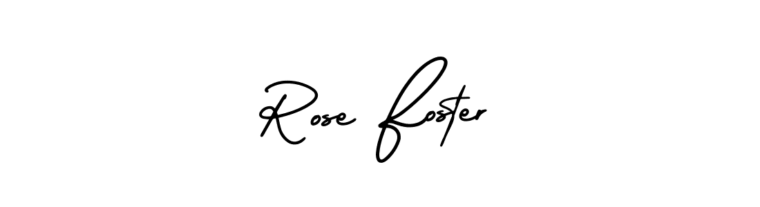 How to make Rose Foster signature? AmerikaSignatureDemo-Regular is a professional autograph style. Create handwritten signature for Rose Foster name. Rose Foster signature style 3 images and pictures png