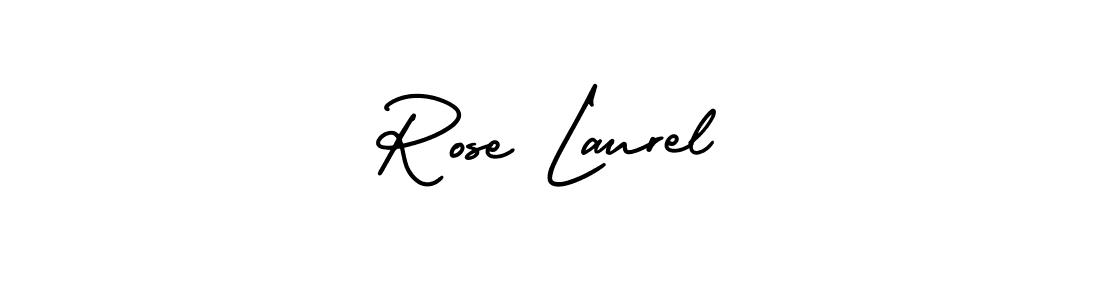 Use a signature maker to create a handwritten signature online. With this signature software, you can design (AmerikaSignatureDemo-Regular) your own signature for name Rose Laurel. Rose Laurel signature style 3 images and pictures png