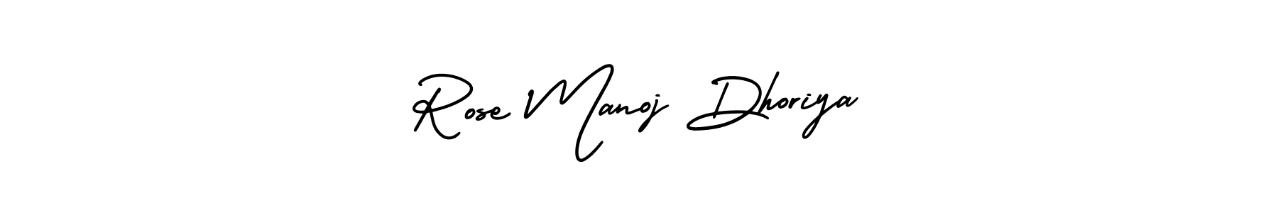 Here are the top 10 professional signature styles for the name Rose Manoj Dhoriya. These are the best autograph styles you can use for your name. Rose Manoj Dhoriya signature style 3 images and pictures png