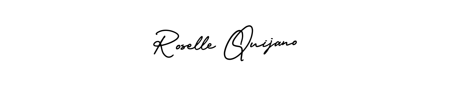 if you are searching for the best signature style for your name Roselle Quijano. so please give up your signature search. here we have designed multiple signature styles  using AmerikaSignatureDemo-Regular. Roselle Quijano signature style 3 images and pictures png