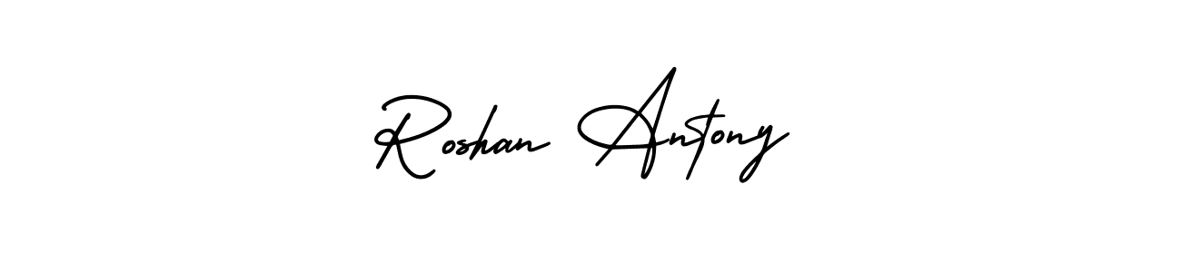 Check out images of Autograph of Roshan Antony name. Actor Roshan Antony Signature Style. AmerikaSignatureDemo-Regular is a professional sign style online. Roshan Antony signature style 3 images and pictures png