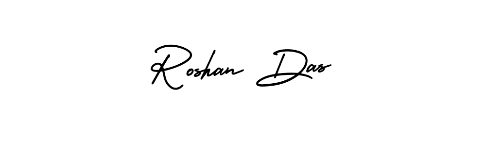 It looks lik you need a new signature style for name Roshan Das. Design unique handwritten (AmerikaSignatureDemo-Regular) signature with our free signature maker in just a few clicks. Roshan Das signature style 3 images and pictures png