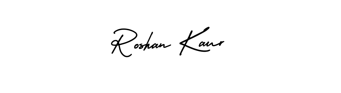 How to Draw Roshan Kaur signature style? AmerikaSignatureDemo-Regular is a latest design signature styles for name Roshan Kaur. Roshan Kaur signature style 3 images and pictures png