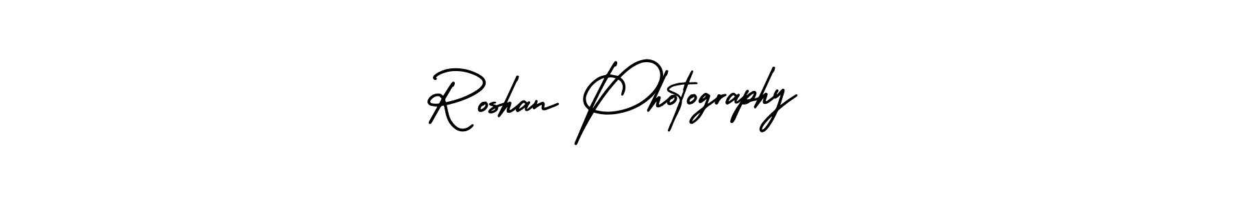 Create a beautiful signature design for name Roshan Photography. With this signature (AmerikaSignatureDemo-Regular) fonts, you can make a handwritten signature for free. Roshan Photography signature style 3 images and pictures png