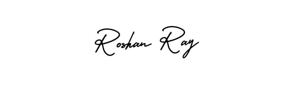 Also You can easily find your signature by using the search form. We will create Roshan Ray name handwritten signature images for you free of cost using AmerikaSignatureDemo-Regular sign style. Roshan Ray signature style 3 images and pictures png