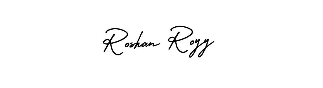 How to make Roshan Royy signature? AmerikaSignatureDemo-Regular is a professional autograph style. Create handwritten signature for Roshan Royy name. Roshan Royy signature style 3 images and pictures png