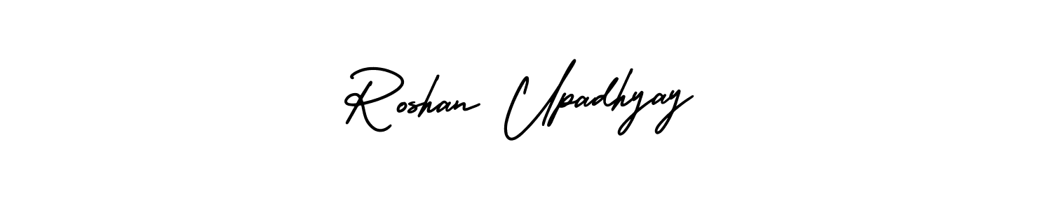 Check out images of Autograph of Roshan Upadhyay name. Actor Roshan Upadhyay Signature Style. AmerikaSignatureDemo-Regular is a professional sign style online. Roshan Upadhyay signature style 3 images and pictures png