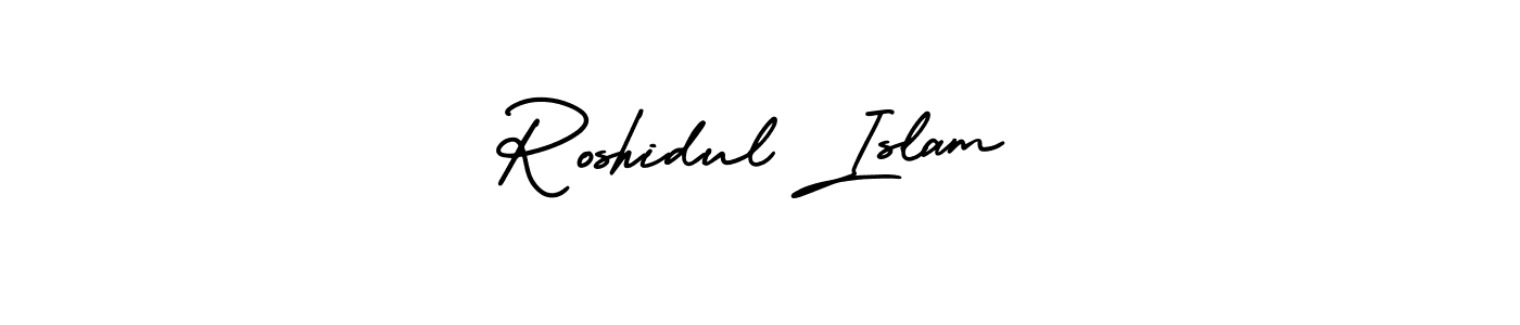 Best and Professional Signature Style for Roshidul Islam. AmerikaSignatureDemo-Regular Best Signature Style Collection. Roshidul Islam signature style 3 images and pictures png