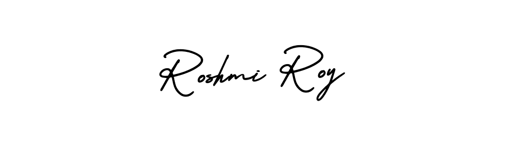 How to Draw Roshmi Roy signature style? AmerikaSignatureDemo-Regular is a latest design signature styles for name Roshmi Roy. Roshmi Roy signature style 3 images and pictures png