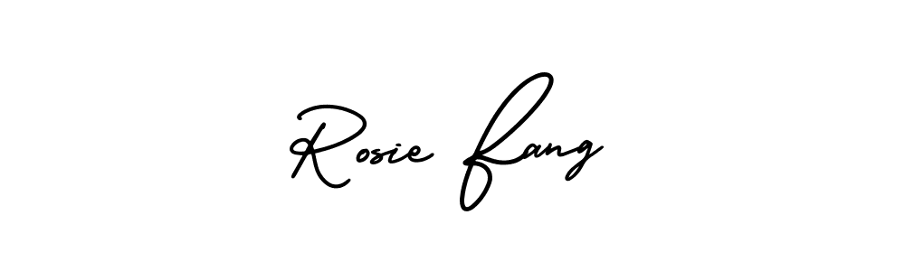 Make a beautiful signature design for name Rosie Fang. With this signature (AmerikaSignatureDemo-Regular) style, you can create a handwritten signature for free. Rosie Fang signature style 3 images and pictures png