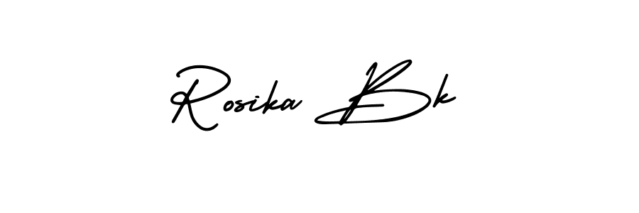 You can use this online signature creator to create a handwritten signature for the name Rosika Bk. This is the best online autograph maker. Rosika Bk signature style 3 images and pictures png