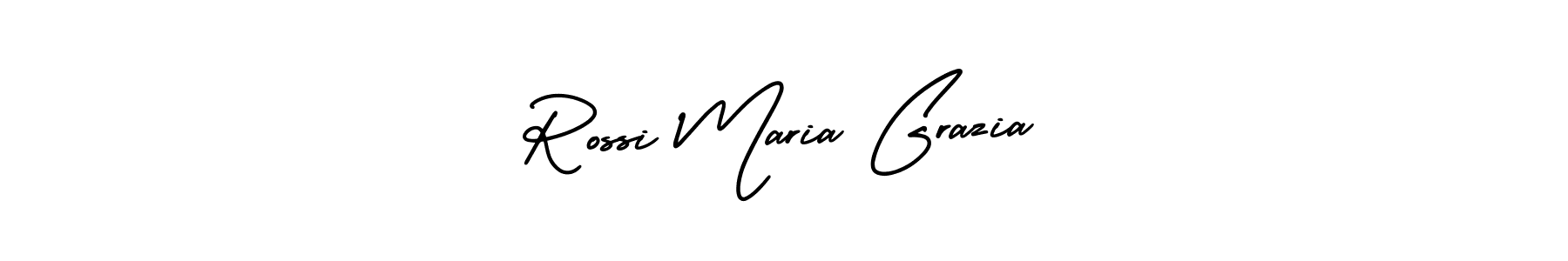 Make a beautiful signature design for name Rossi Maria Grazia. With this signature (AmerikaSignatureDemo-Regular) style, you can create a handwritten signature for free. Rossi Maria Grazia signature style 3 images and pictures png