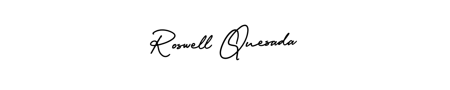 Here are the top 10 professional signature styles for the name Roswell Quesada. These are the best autograph styles you can use for your name. Roswell Quesada signature style 3 images and pictures png