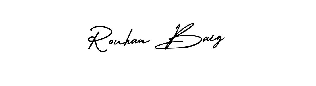 Check out images of Autograph of Rouhan Baig name. Actor Rouhan Baig Signature Style. AmerikaSignatureDemo-Regular is a professional sign style online. Rouhan Baig signature style 3 images and pictures png