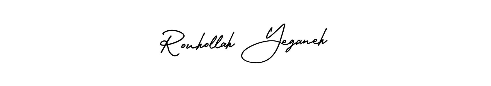 Make a beautiful signature design for name Rouhollah Yeganeh. Use this online signature maker to create a handwritten signature for free. Rouhollah Yeganeh signature style 3 images and pictures png