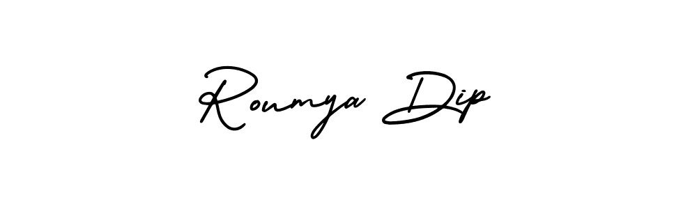 Once you've used our free online signature maker to create your best signature AmerikaSignatureDemo-Regular style, it's time to enjoy all of the benefits that Roumya Dip name signing documents. Roumya Dip signature style 3 images and pictures png