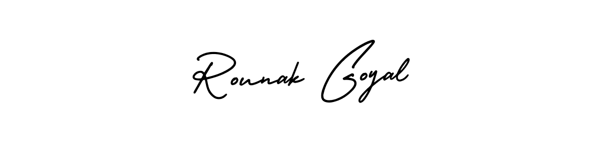 See photos of Rounak Goyal official signature by Spectra . Check more albums & portfolios. Read reviews & check more about AmerikaSignatureDemo-Regular font. Rounak Goyal signature style 3 images and pictures png