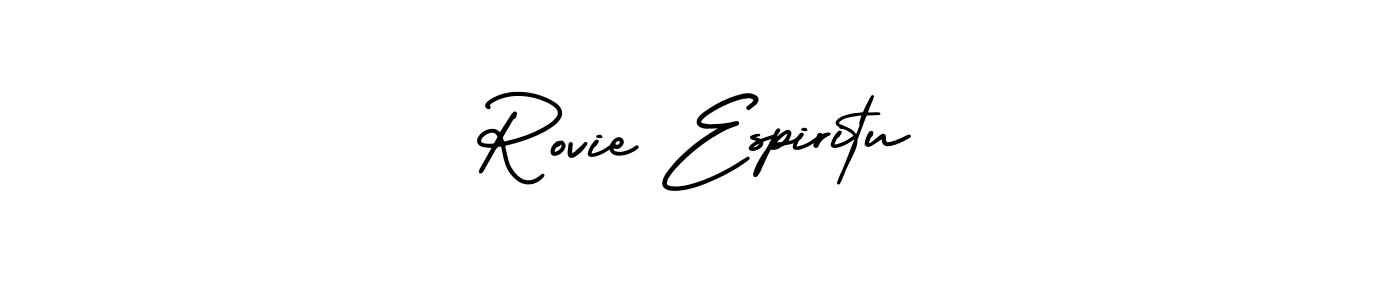 Once you've used our free online signature maker to create your best signature AmerikaSignatureDemo-Regular style, it's time to enjoy all of the benefits that Rovie Espiritu name signing documents. Rovie Espiritu signature style 3 images and pictures png